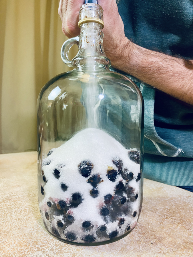 a cukor hozzáadása sloe gin