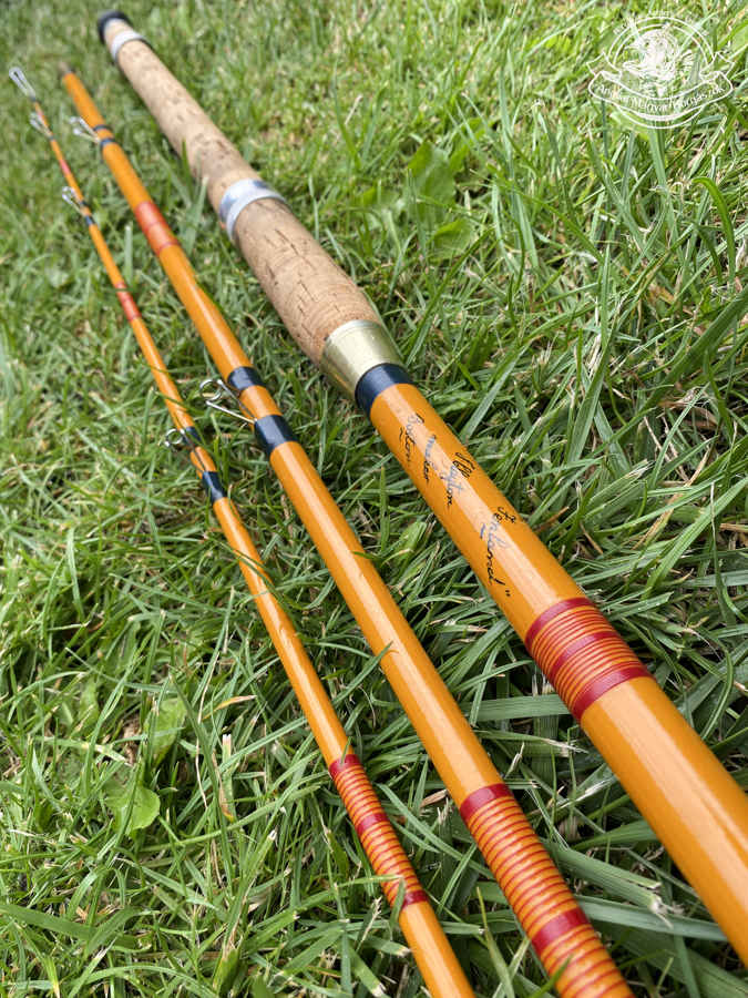 korabeli Fenland F. Clayton Boston textilcső horgászbot